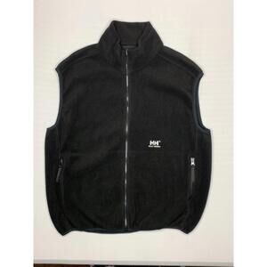 Vintage Helly Hansen Black XL Fleece Vest P151